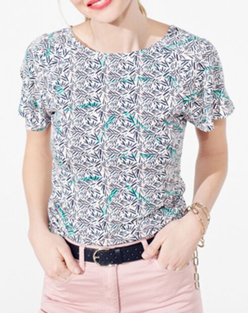 T-Shirt Anais imprimé multicolore