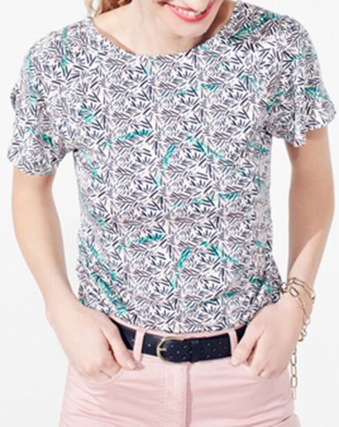 T-Shirt Anais imprimé multicolore
