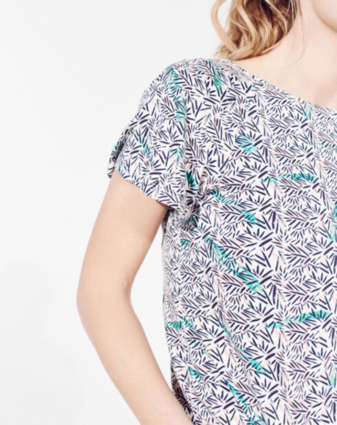 T-Shirt Anais imprimé multicolore