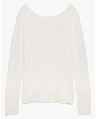 Pull 100% Coton Bio Bettina B ivoire