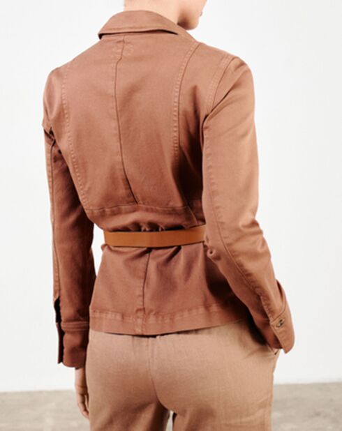 Veste Coralie marron