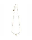 Collier Solitaire en Argent doré
