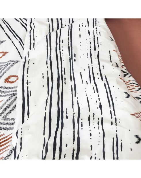 Parure housse de couette Ethnic grise