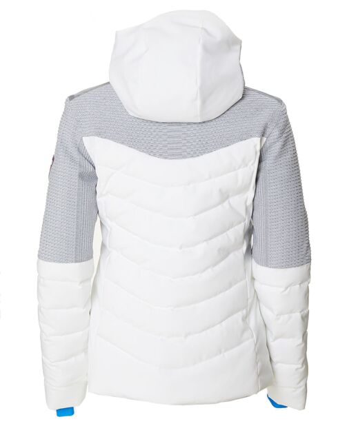 Veste de ski Supercorde blanc/gris