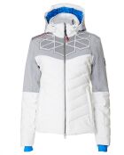 Veste de ski Supercorde blanc/gris