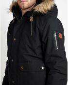 Parka Arris col fausse fourrure noire