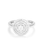 Bague Soleil Diamant 0.35 ct or blanc