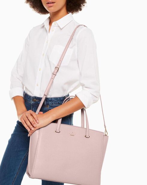 Sac à main en Cuir Patterson Drive rose - 27.9x14.4x34.9 cm