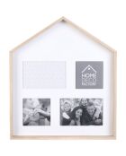 Pêle-mele maison beige - 34.5x3.5x40 cm