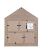 Pêle-mele maison beige - 34.5x3.5x40 cm