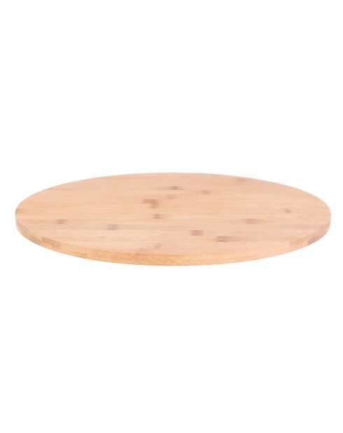 Plateau rond tournant bois - D.35 cm