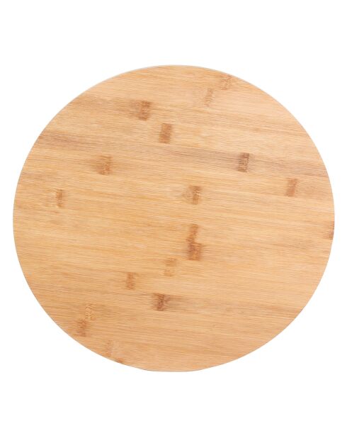 Plateau rond tournant bois - D.35 cm