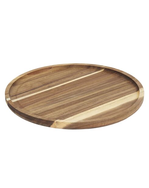 Dessous assiette acacia marron - 32x32 cm