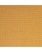 Jeté de canapé gaufré jaune ocre  - 250x170 cm