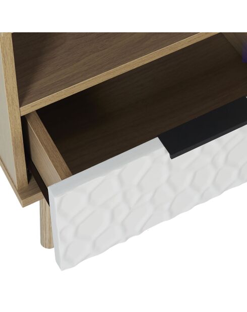 Table de chevet Sven blanche - 35x40x49 cm