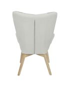 Fauteuil Helsinki patchwork bleu - 66x72x99.5 cm