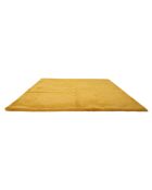 Tapis imitation fourrure fin jaune - 170x120 cm