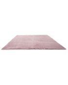 Tapis imitation fourrure fin rose - 170x120 cm