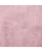 Tapis imitation fourrure fin rose - 170x120 cm