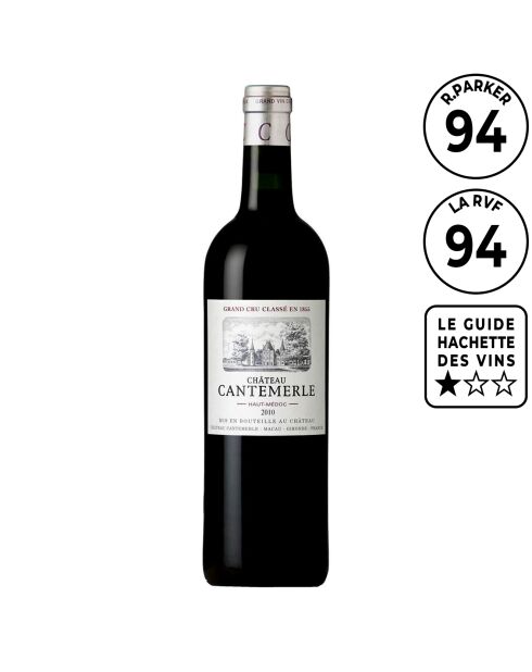 1 Haut-Médoc Gd Cru Classé 2010 Ch. Cantemerle 75cl