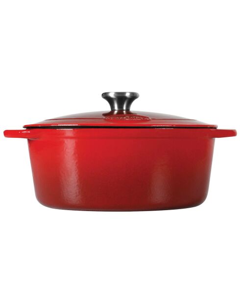 Cocotte Tradifonte induction rouge - 36x28x14 cm