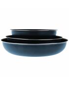 Batterie de cuisine induction Sitramovible Family bleue - 10 pièces