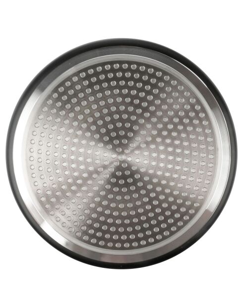 Batterie de cuisine induction noire - 10 pièces