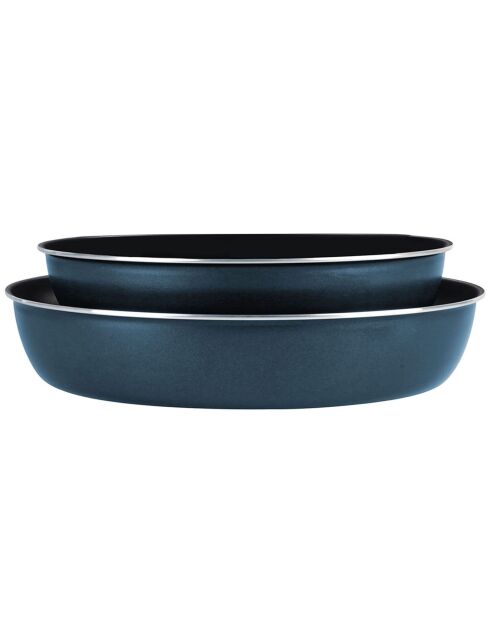 Family Blue, herausnehmbares Induktionskochgeschirr, 10 Stück