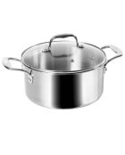 Rapsody inductiekookpot grijs - 24x12 cm