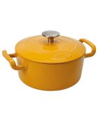 Cocotte Sitrabella induction moutarde - 20x9.5 cm