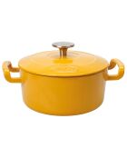 Cocotte Sitrabella induction moutarde - 20x9.5 cm