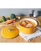 Cocotte Sitrabella induction moutarde - 20x9.5 cm