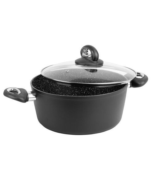 Faitout Granite induction noir - 24x10.5 cm