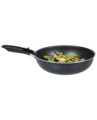 Wok Sitramovible Family induction noire - D.28 cm