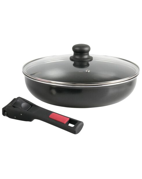 Sauteuse agile induction noire - d.28 cm