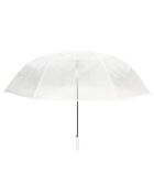 Parapluie cloche - Ouverture automatique transparent/blanc