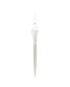 Parapluie cloche - Ouverture automatique transparent/blanc
