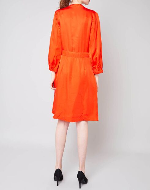 Robe Hills rouge orangé