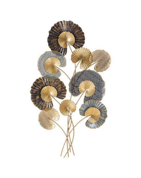 Web C Wanddekoration aus Metall, mehrfarbig, 109,5 x 63,5 cm