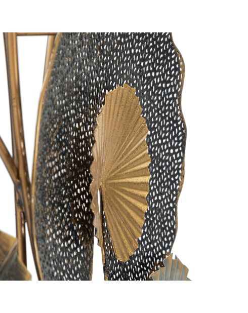 Web C Wanddekoration aus Metall, mehrfarbig, 109,5 x 63,5 cm