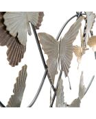 Décoration murale en métal Butterfly Smart multicolore - 52x118 cm