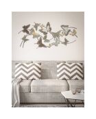 Décoration murale en métal Butterfly Smart multicolore - 52x118 cm