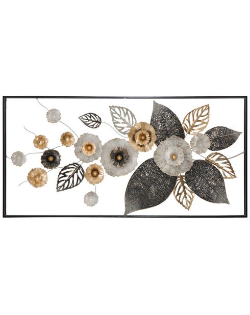 Décoration murale en métal Frame Plus multicolore - 59x120 cm