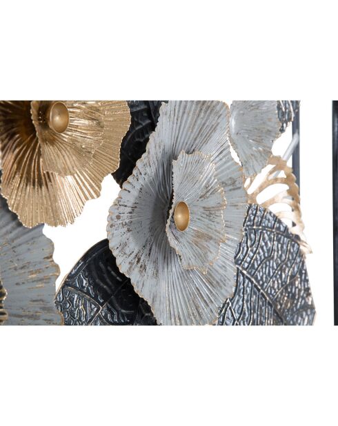 Decoración mural de metal multicolor Frame Plus, 59 x 120 cm