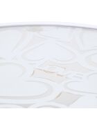 2 Tables d'appoint Coeur Coppia blanches