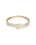 Bague Camino Diamants 0.025 ct or jaune