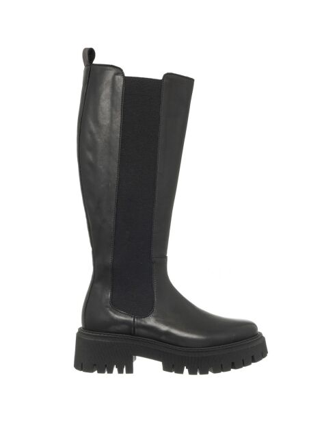 Bottes en Cuir Savage noires
