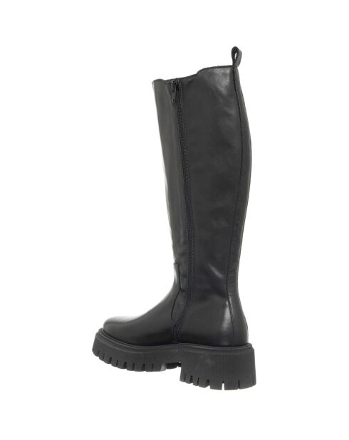 Bottes en Cuir Savage noires