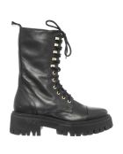 Bottines en Cuir Savage noires