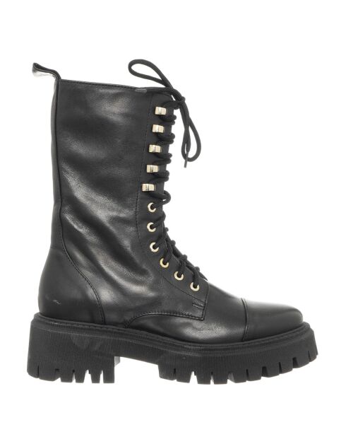 Bottines en Cuir Savage noires